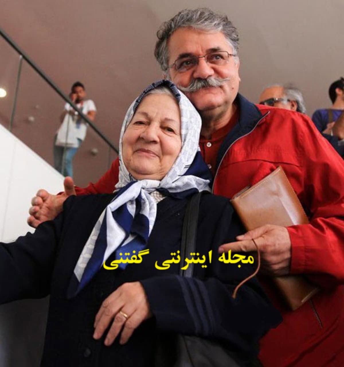 رابعه مدنی و پسرش