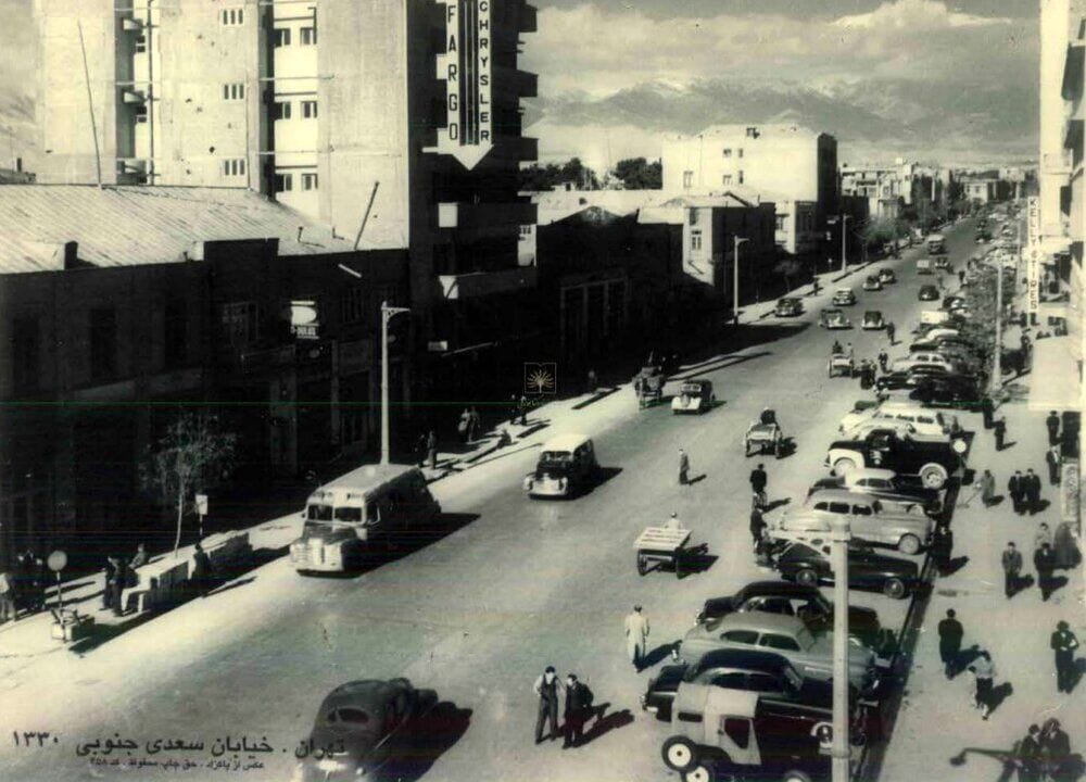 (عکس) سفر به تهران قدیم؛ خیابان سعدی تهران، دهه سی