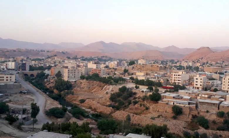 (عکس) سفر به تاریخ؛ چشمانداز شهر «مسجد سلیمان»؛ یک قرن قبل