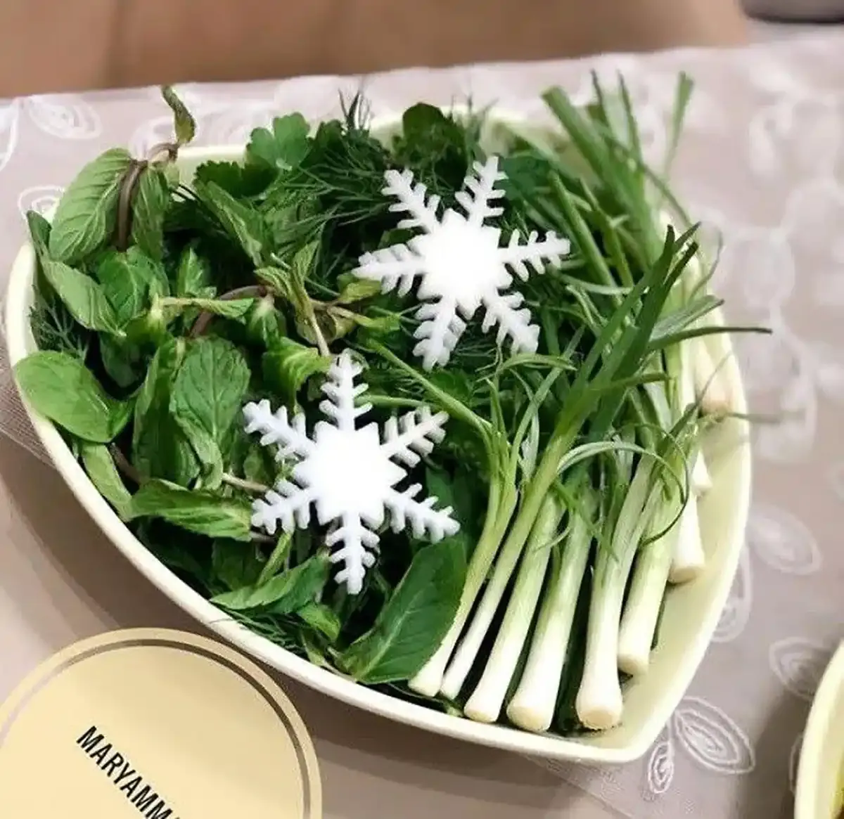تزیین سبزی خوردن مجلسی عکس12