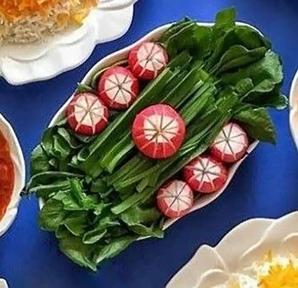 تزیین سبزی خوردن مجلسی عکس5