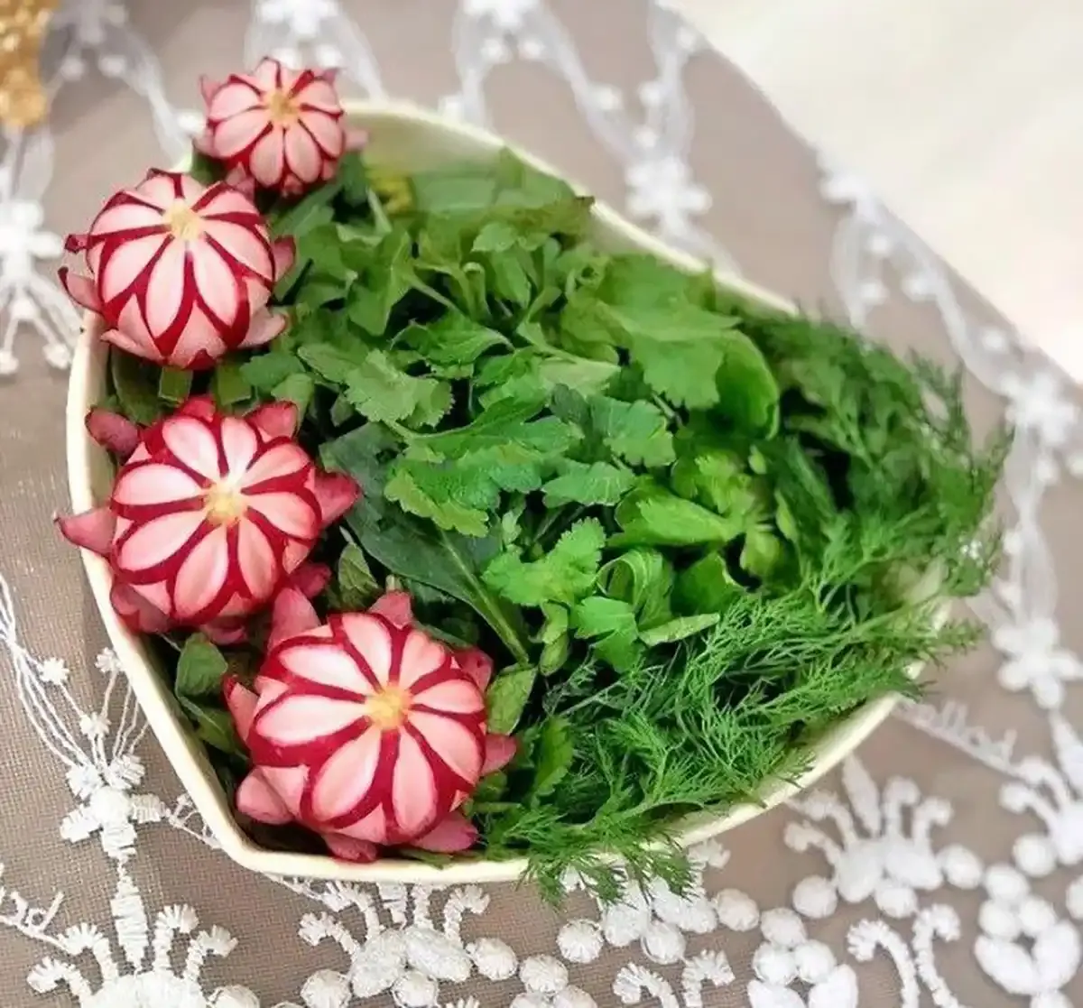 تزیین سبزی خوردن مجلسی عکس6