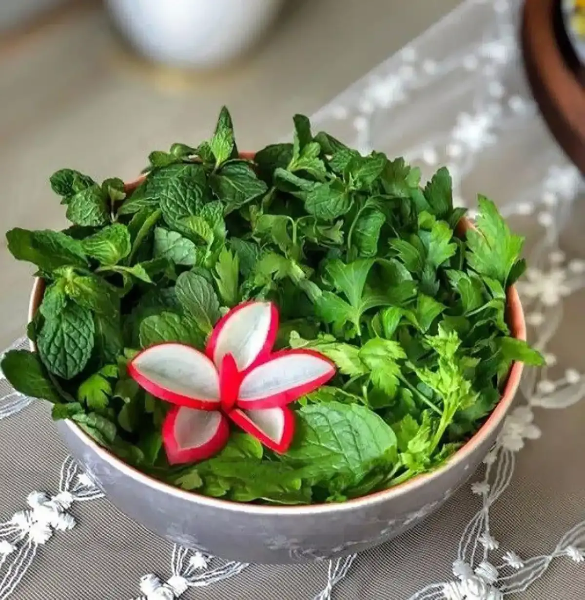 تزیین سبزی خوردن مجلسی عکس9