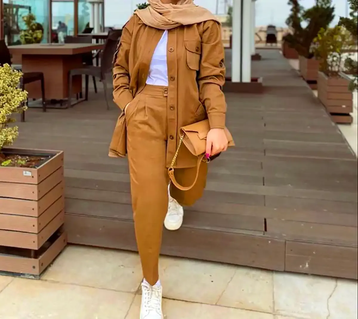 ۱۵ مدل مانتو ساده و شیک بهاری عکس10