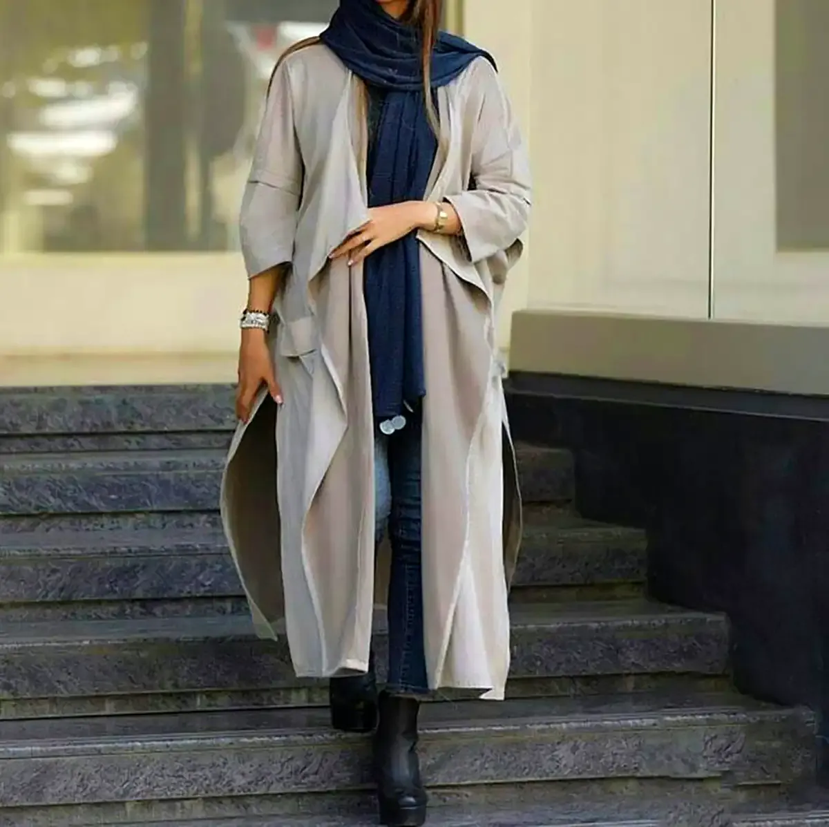 ۱۵ مدل مانتو ساده و شیک بهاری عکس9