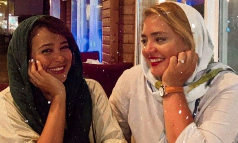معاشرت صمیمانه الناز حبیبی و نرگس محمدی، بازیگران سینما و تئاتر