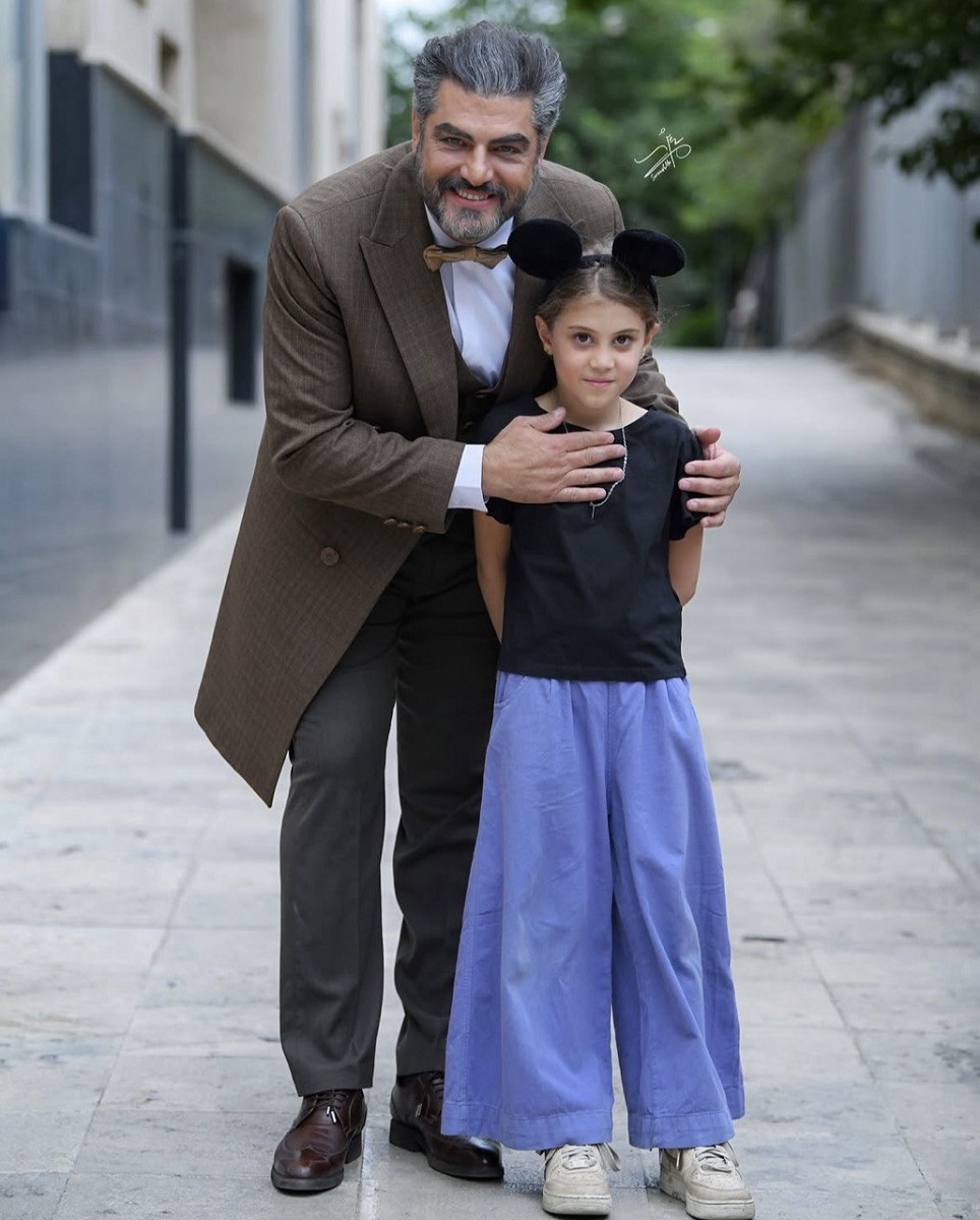 سام درخشانی و دخترش برکه 1