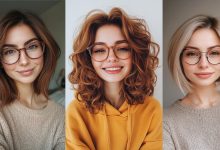 مدل مو برای دخترهای عینکی