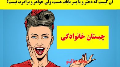 چیستان پیدا کردن نسبت فامیلی