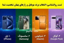 تست شخصیت‌شناسی بر اساس برند موبایل