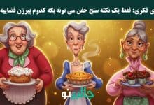 بازی فکری شناسایی پیرزن فضایی