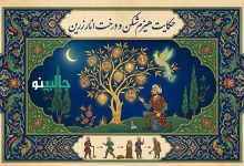 حکایت هیزم شکن و درخت طلایی