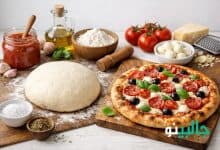 طرز تهیه خمیر پیتزا برای ۴ نفر
