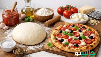 طرز تهیه خمیر پیتزا برای ۴ نفر