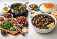 طرز تهیه قورمه سبزی